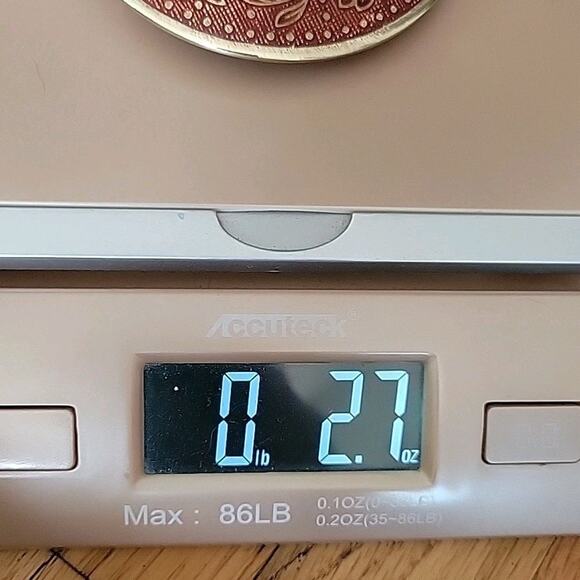 Vintage Enameled Cloisonne Brass Belt Buckle 3.5" Doves of Peace Laurel Leaves - Picture 7 of 7